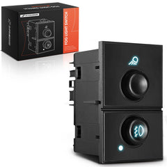 A-Premium fog light switch with blue indicator for Silverado visibility and style