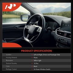 A-Premium Freightliner Columbia right power window switch, reliable passenger-side operation.