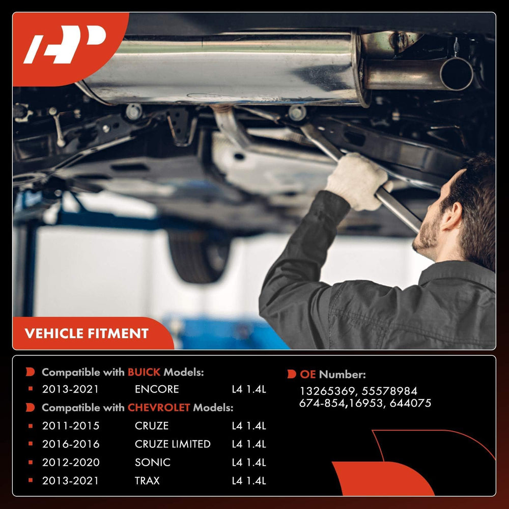 A-Premium front catalytic converter for Chevy Cruze Limited 2016 ensures a precise fit.