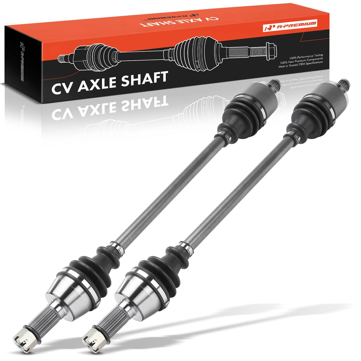 APremium front CV axle assembly – driver side for Polaris with durable power transfer