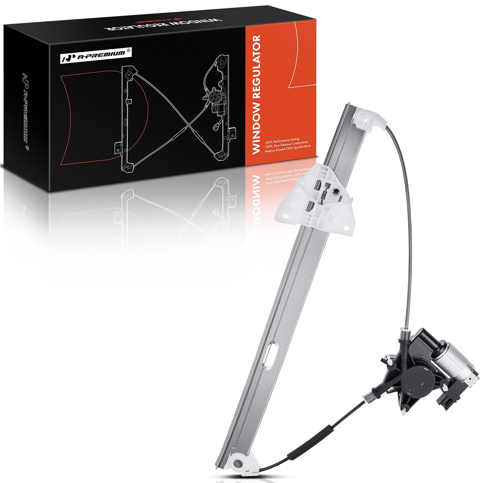 A-Premium front-driver power window regulator with motor for Mazda CX-9 delivers smooth operation.