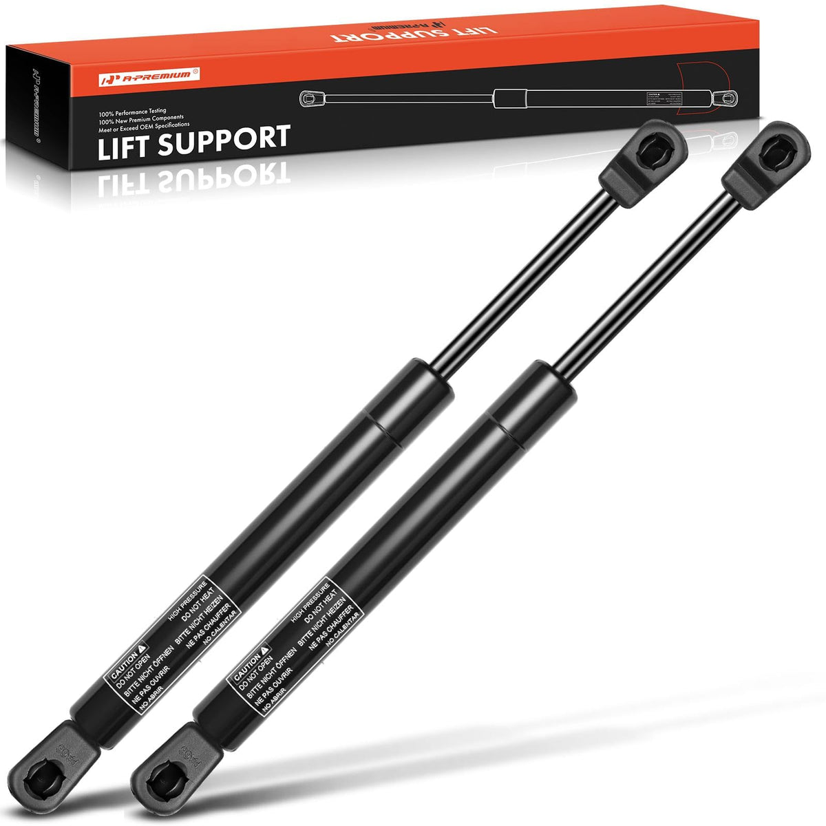 A-Premium front hood lift support for Armada left side with smooth opening