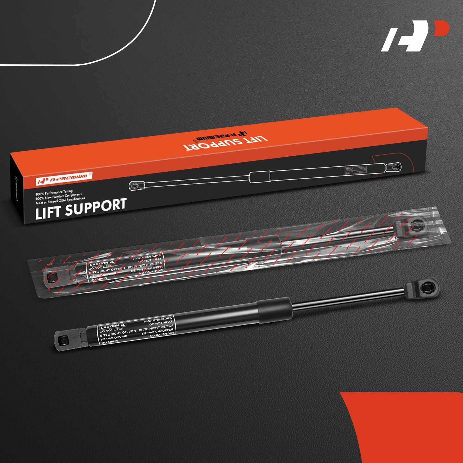 APremium front hood lift support right for Lincoln Mark LT, reliable lifting