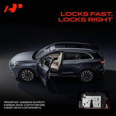A-Premium Fiesta front left actuator close-up shows compatibility and solid construction.