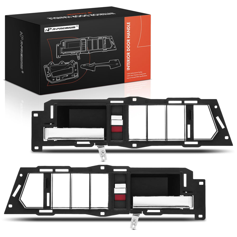 A-Premium front-left interior door handle chrome; reliable grip and smooth operation.