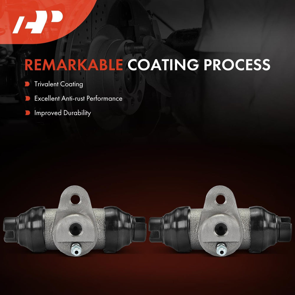 APremium front-left Karmann Ghia brake wheel cylinder improves pedal feel