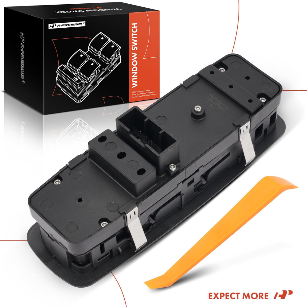 Compact A-Premium front-left switch assembly ready to match interior styling.