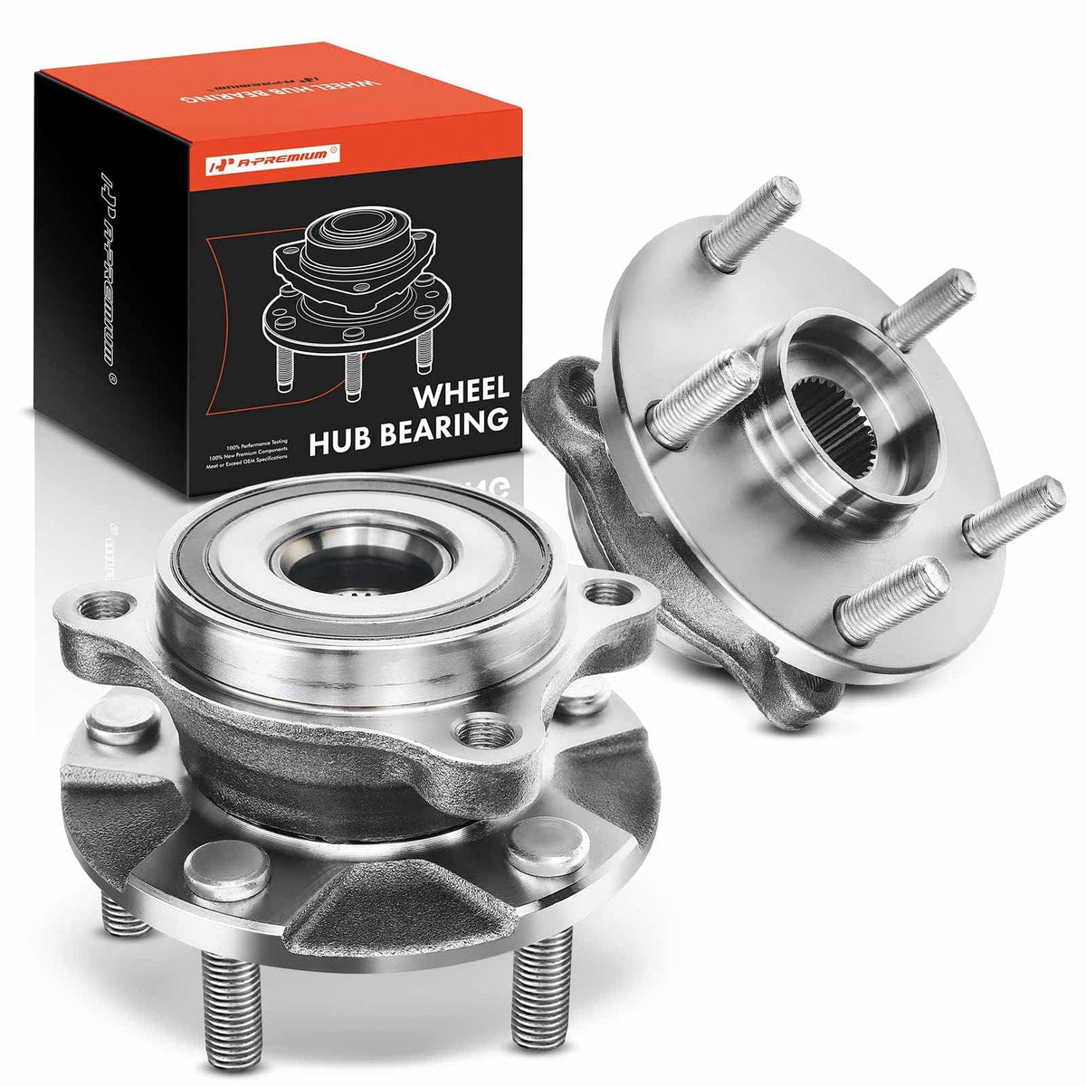 A-Premium front-left wheel bearing hub assembly supports stable steering.