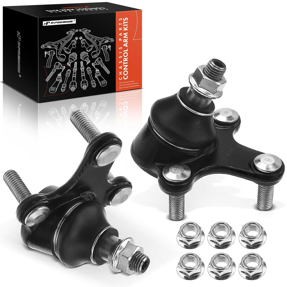 A-Premium front lower ball joint for driver side, improved steering control.