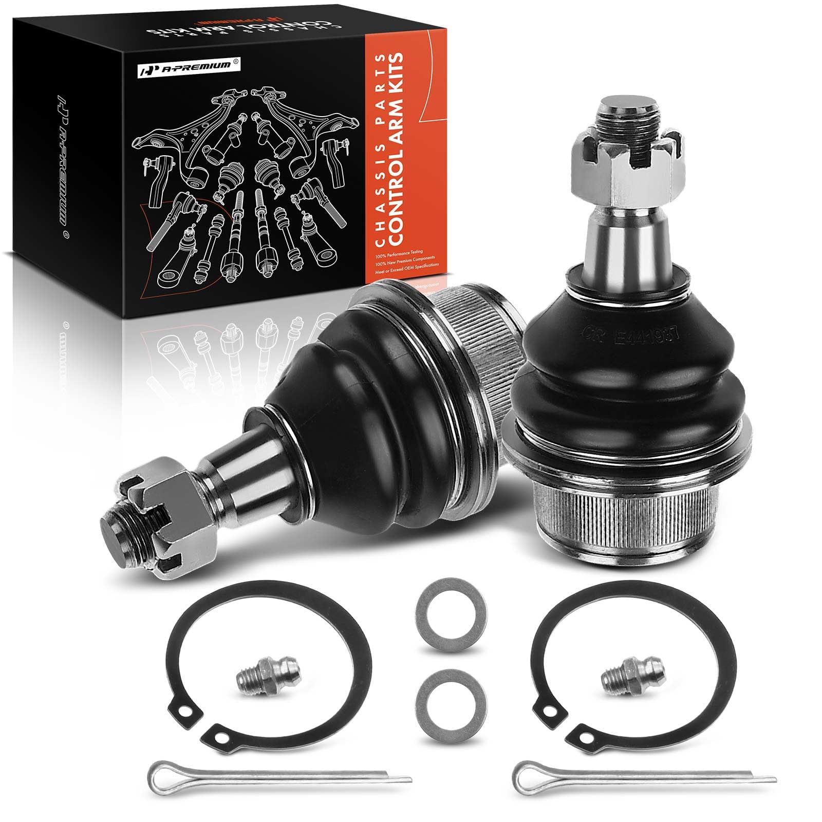 APremium front-lower ball joint driver side for GM trucks improves steering precision