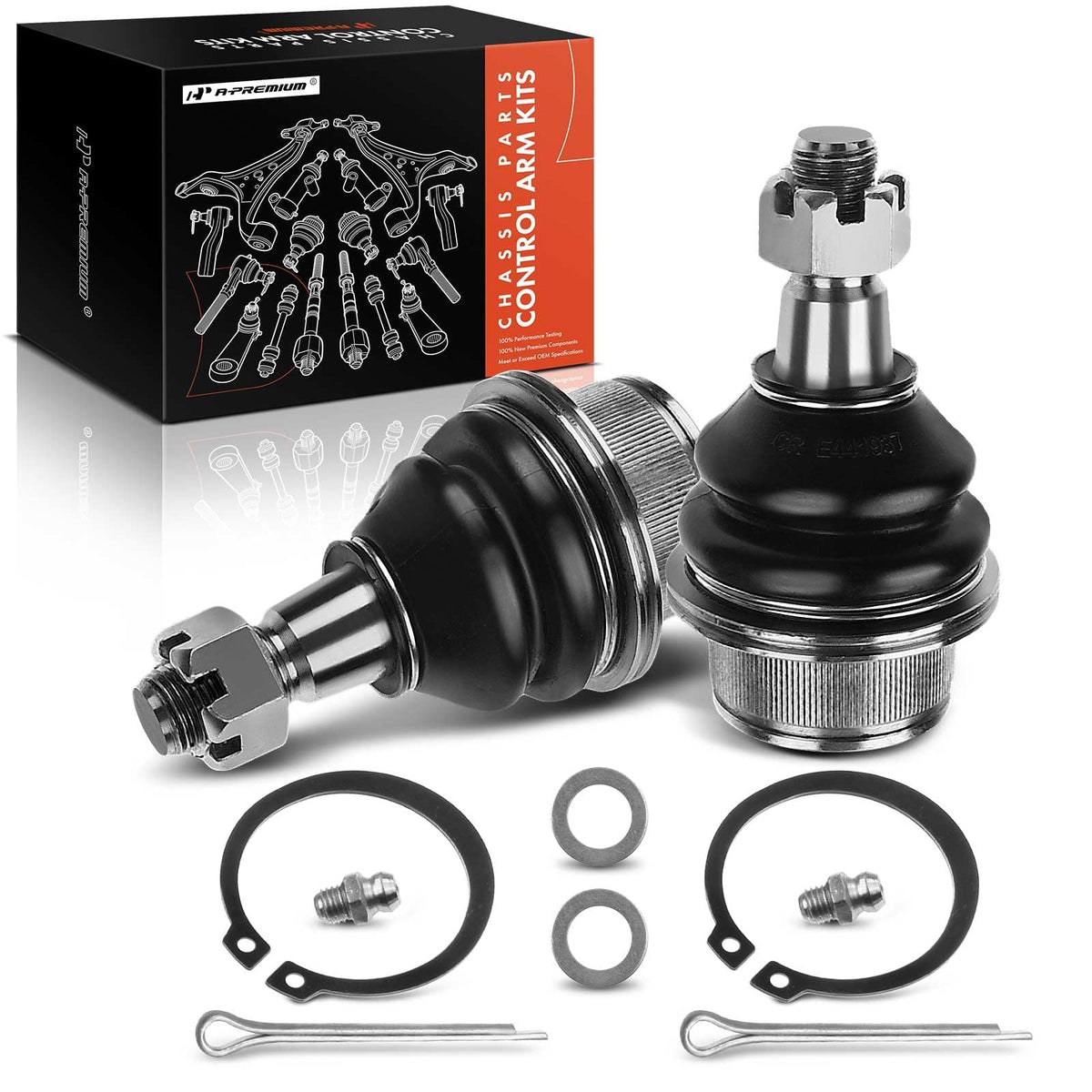 APremium front-lower ball joint driver side for GM trucks improves steering precision