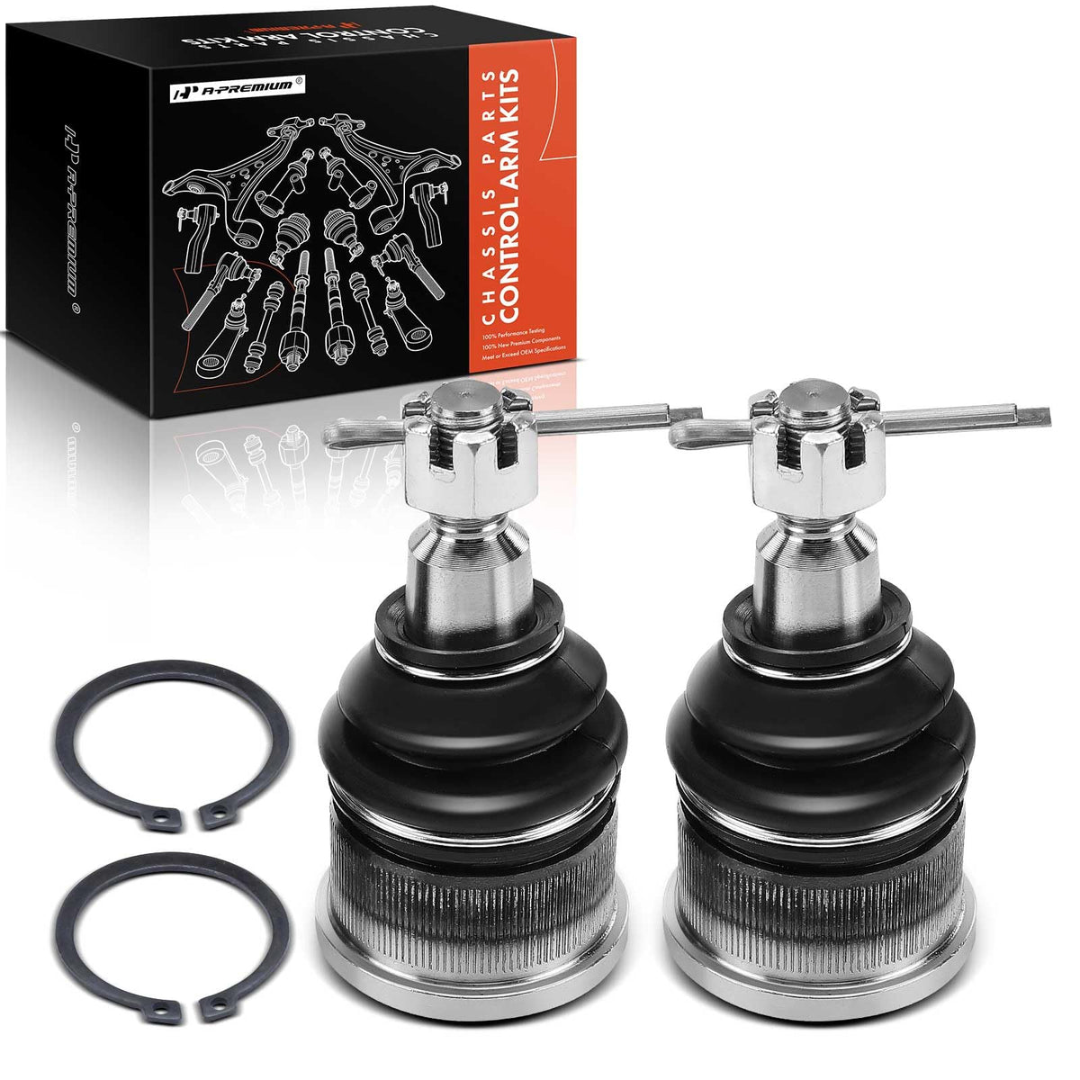 A-Premium front lower left ball joint for smoother steering and vibration reduction