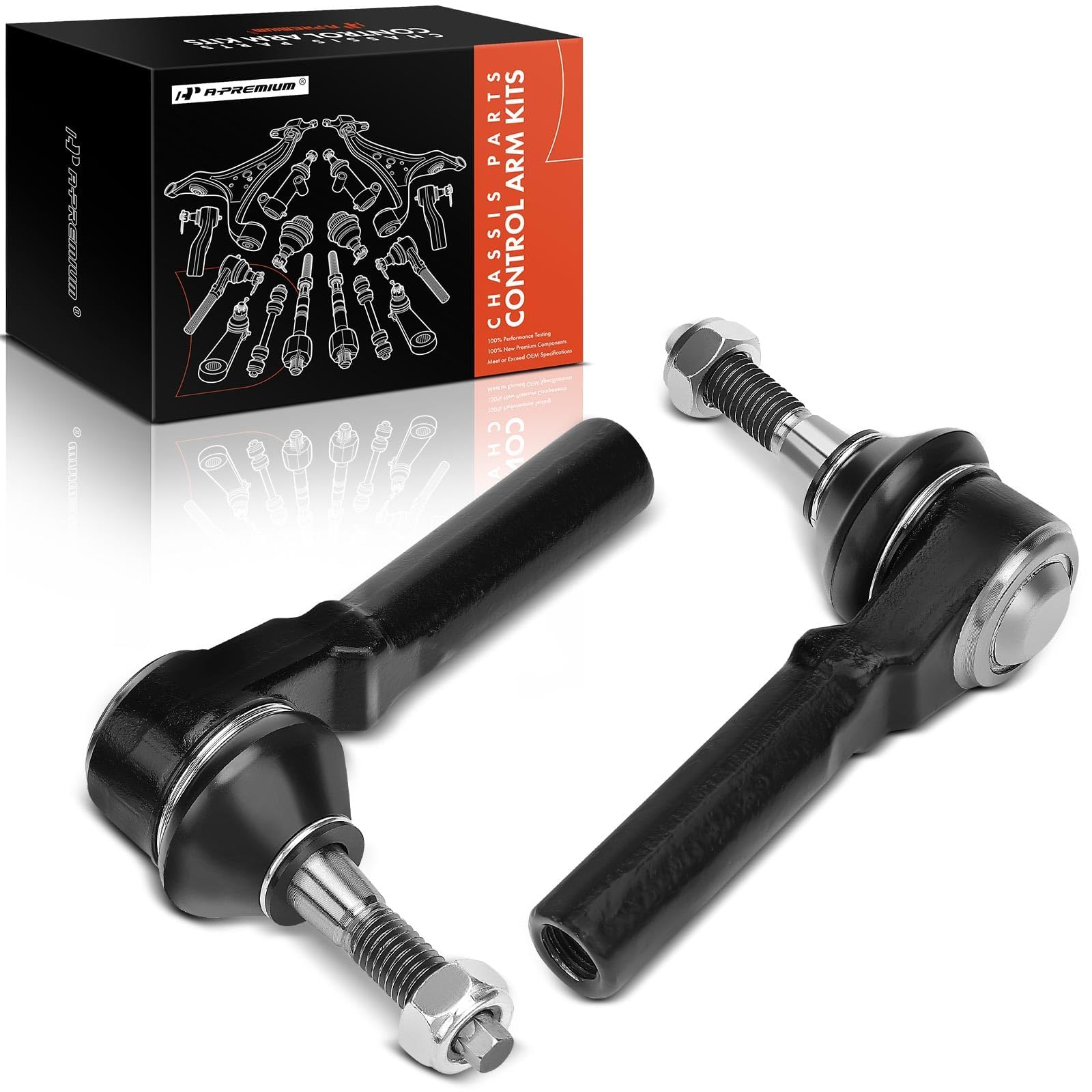 A-Premium front outer tie rod end left for precise steering