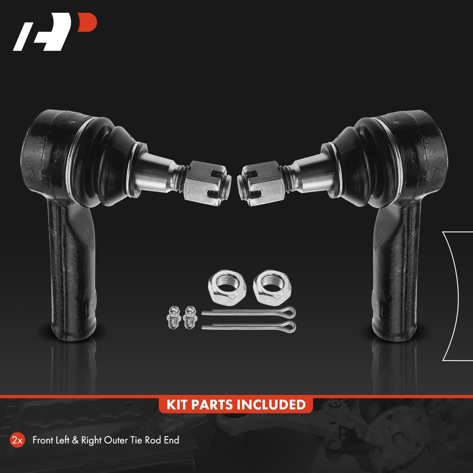 A-Premium front outer tie rod end right view improves steering precision
