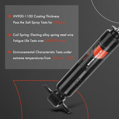 A-Premium undercarriage shot highlights durable gas-charged design