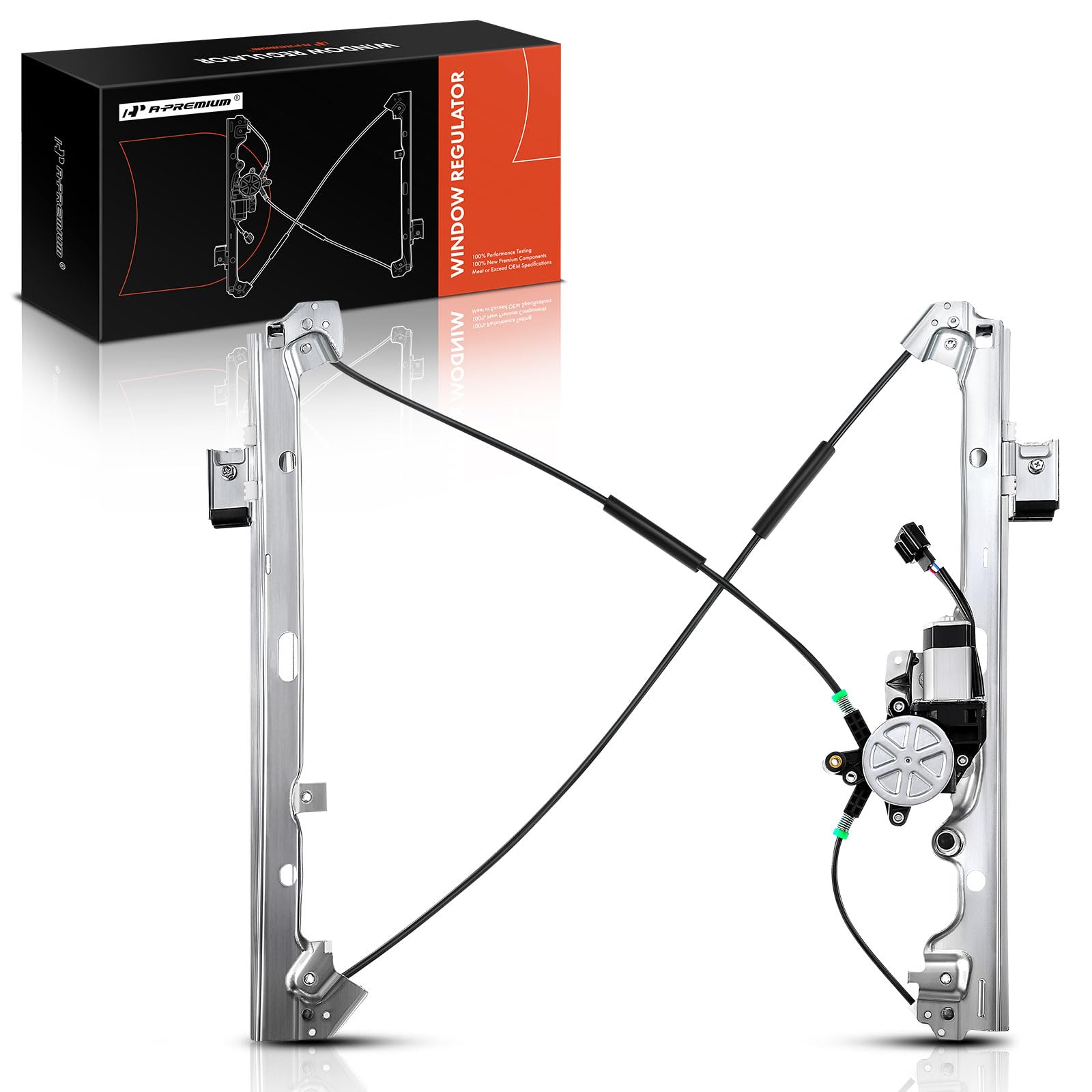 A-Premium front passenger window regulator motor assembly close-up for smooth operation
