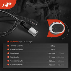 A-Premium front-right brake wear sensor ready for install on BMW X3.