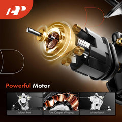A-Premium front-right passenger side installation shows direct-fit mounting
