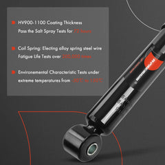 A-Premium front-shock assembly maintains proper ride height during highway driving.