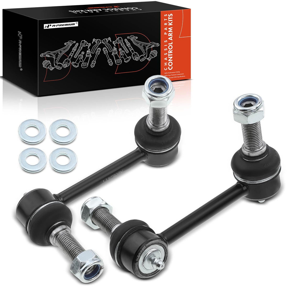 A-Premium front sway bar link left enhances steering stability for GM SUVs