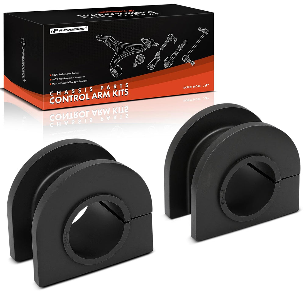 A-Premium front-to-frame stabilizer bushing for Chevy trucks reduces noise and vibration.