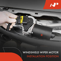 A-Premium front windshield wiper motor for Ford Explorer ensures consistent performance in wet conditions.