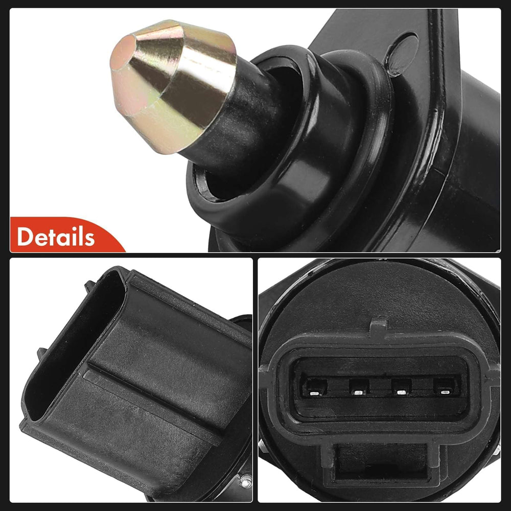 A-Premium idle valve terminals image highlights four blade terminals