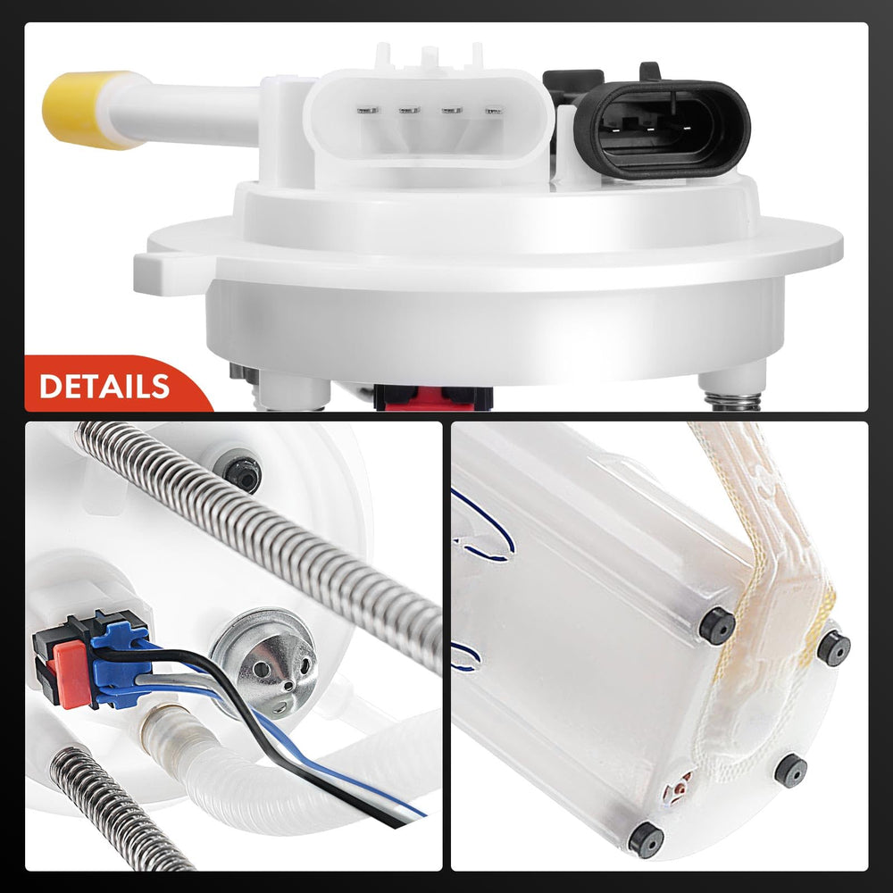 Cross-section of internal components in the A-Premium fuel pump module