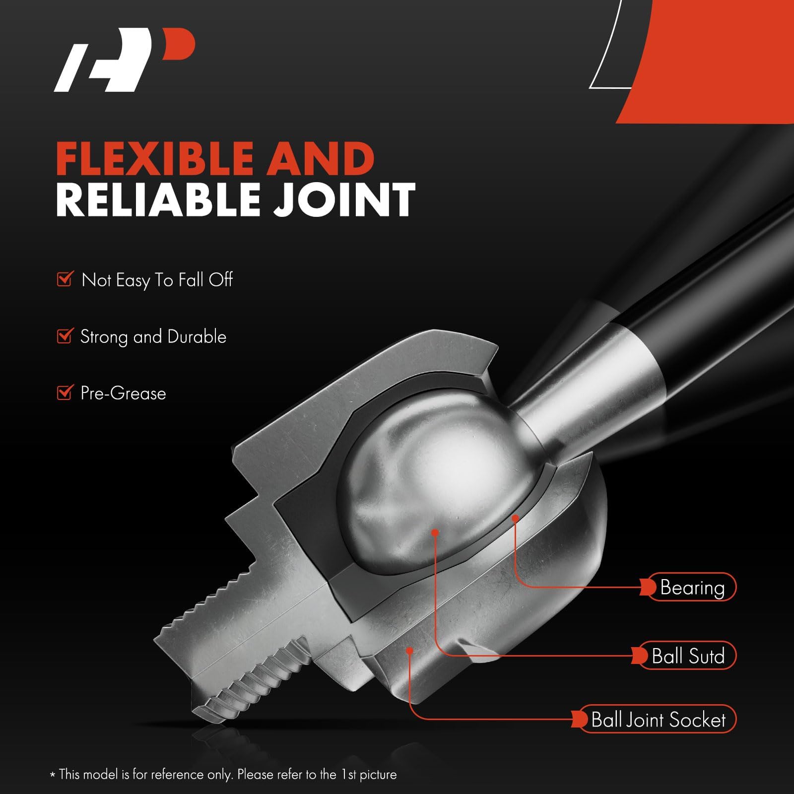 A-Premium greased fittings included for smooth future service