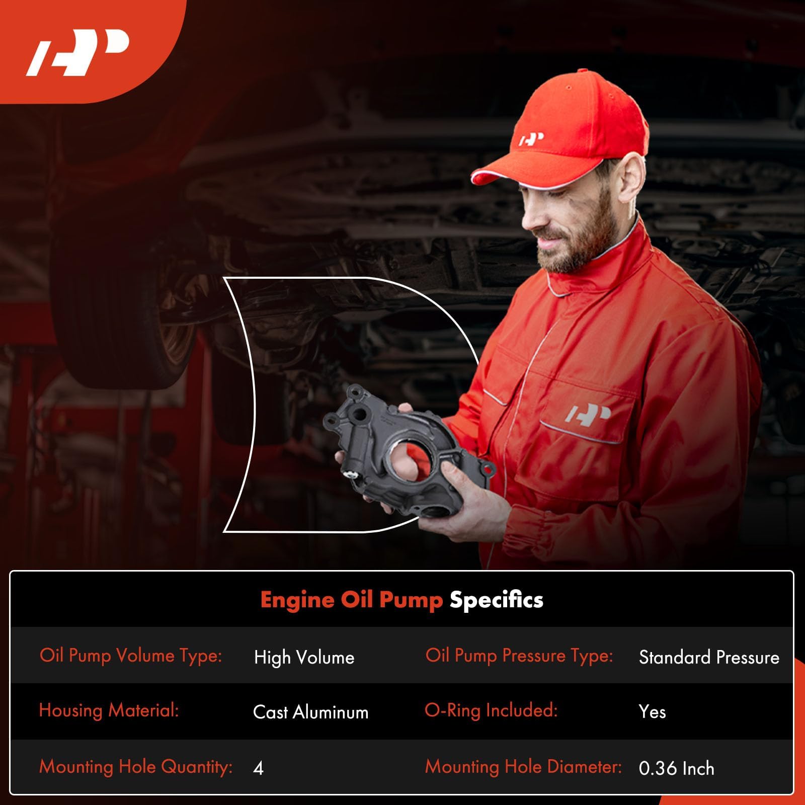 A-Premium LS oil pump connector detail with sturdy fittings and seals