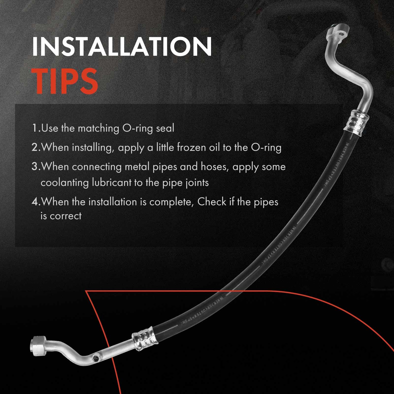 Reference HA11215C on A-Premium suction hose for quick identification