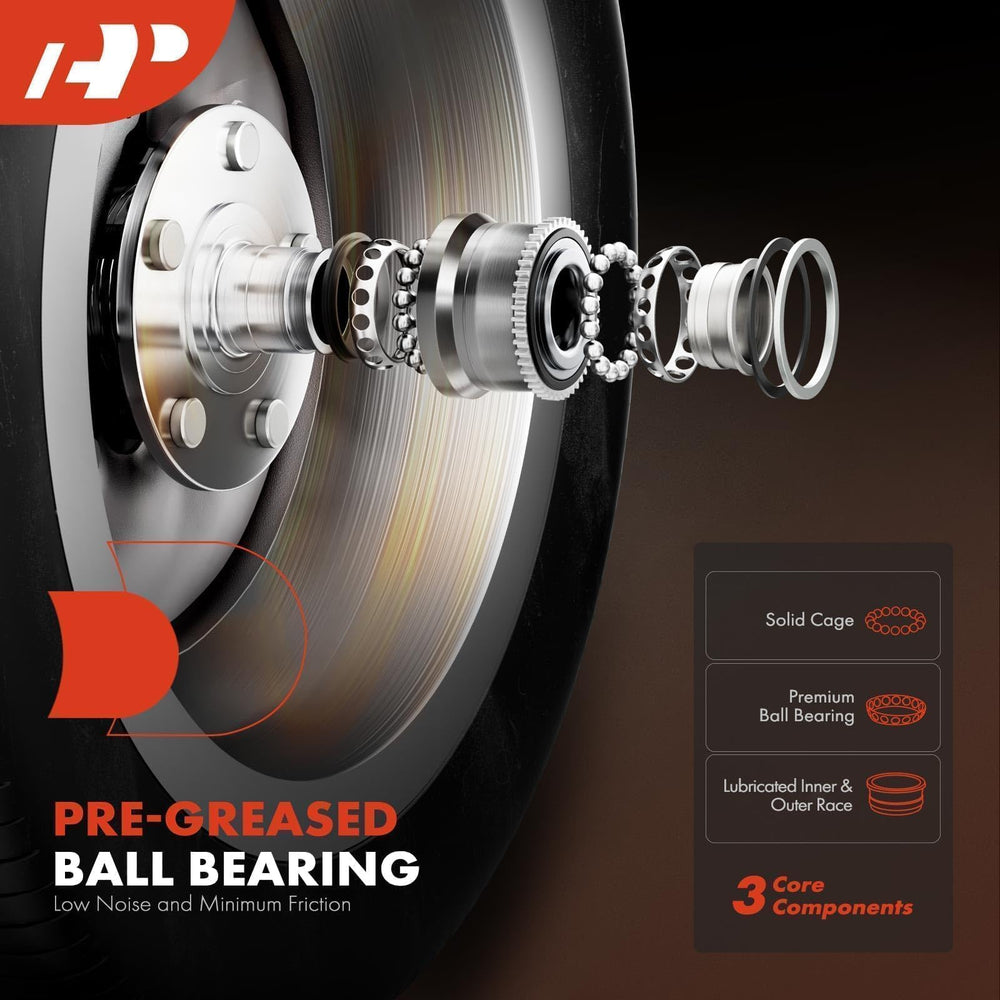 A-Premium hub flange detail showing precise diameter and bolt pattern