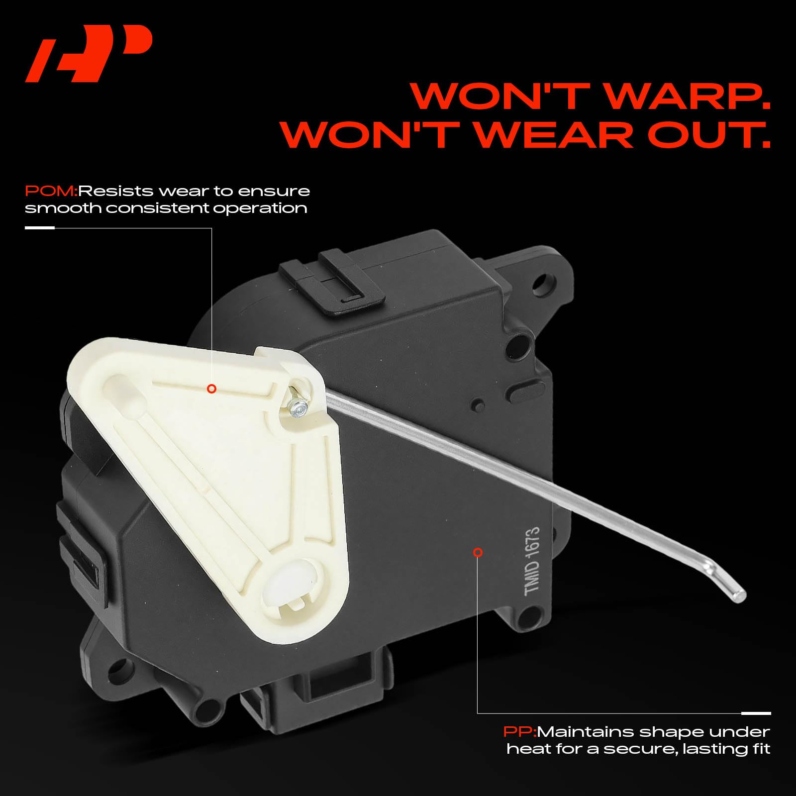 A-Premium actuator gear teeth closeup reveals durable internal mechanism