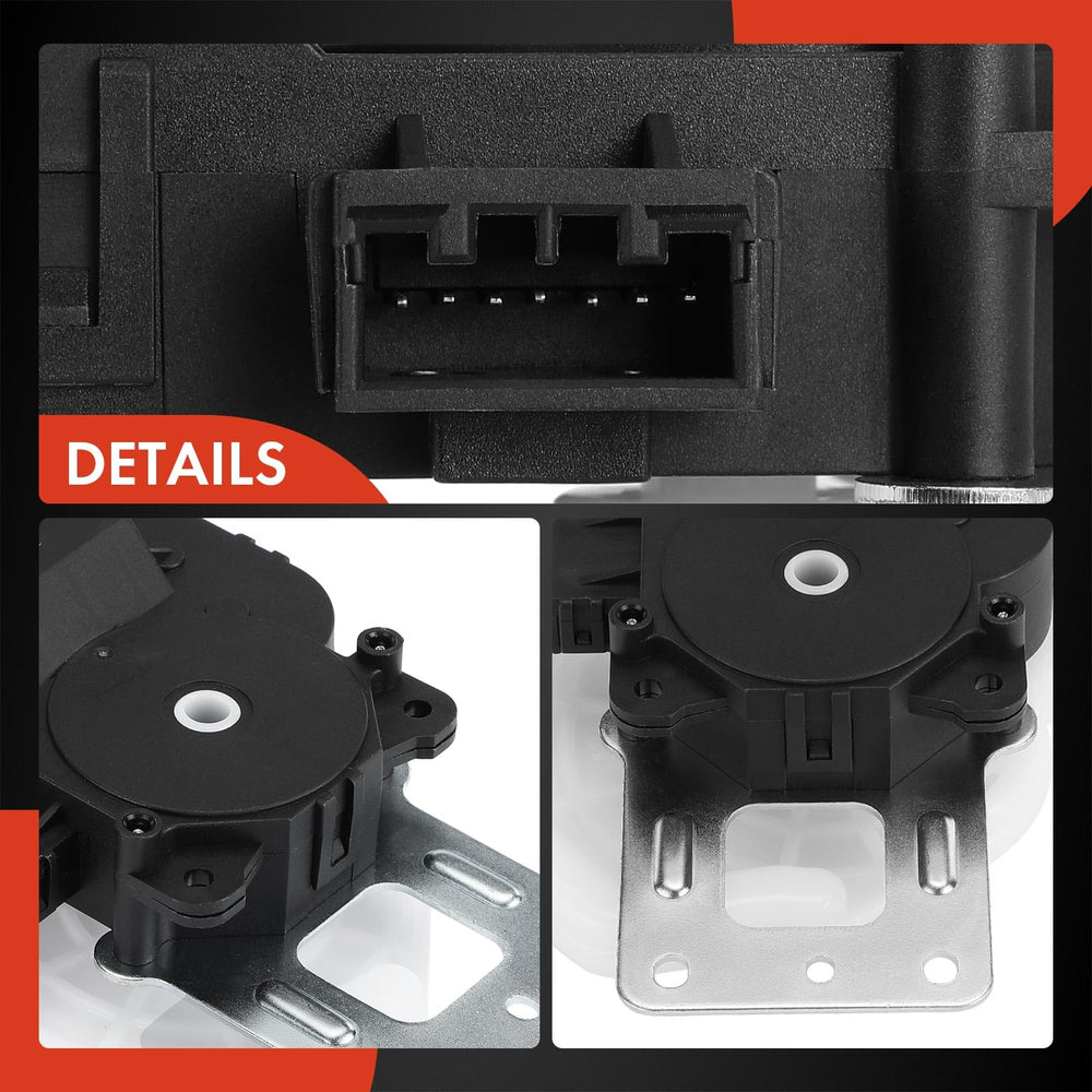 A-Premium heater blend door actuator with wiring harness for Civic climate control.
