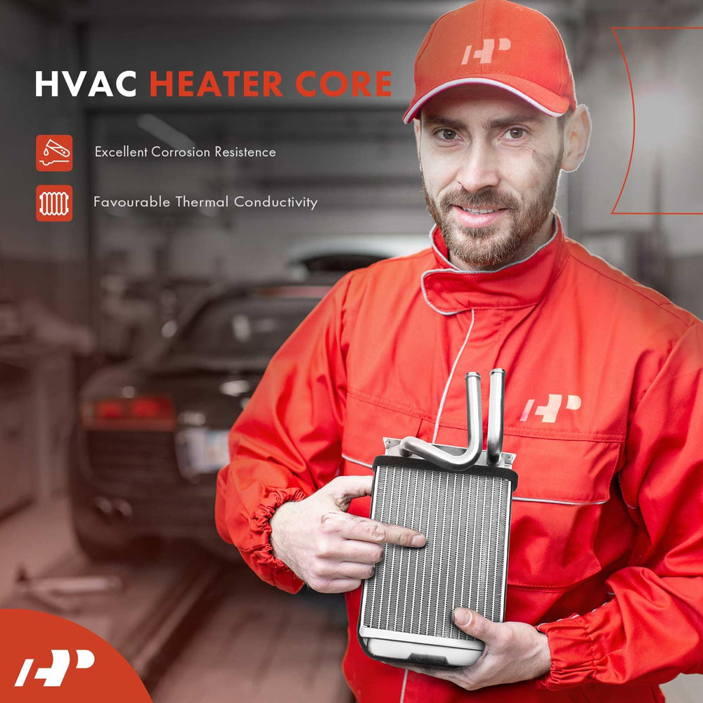 A-Premium Ram 5500 heater core with compact connection label.