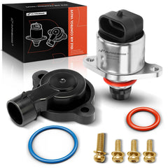 A-Premium idle air control valve TPS assembly close-up showing compact, integrated package