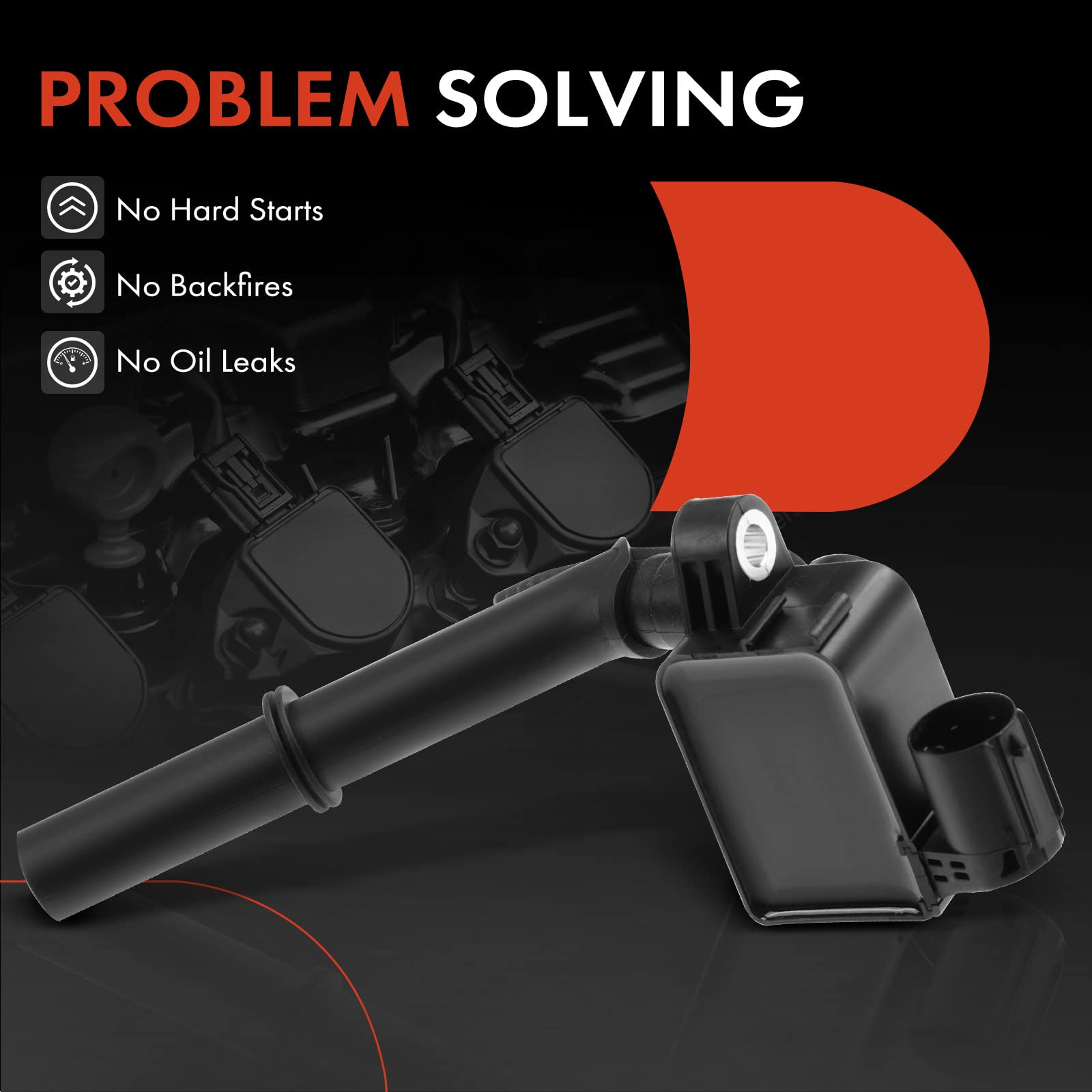 A-Premium ignition coil brand labeling visible on the unit