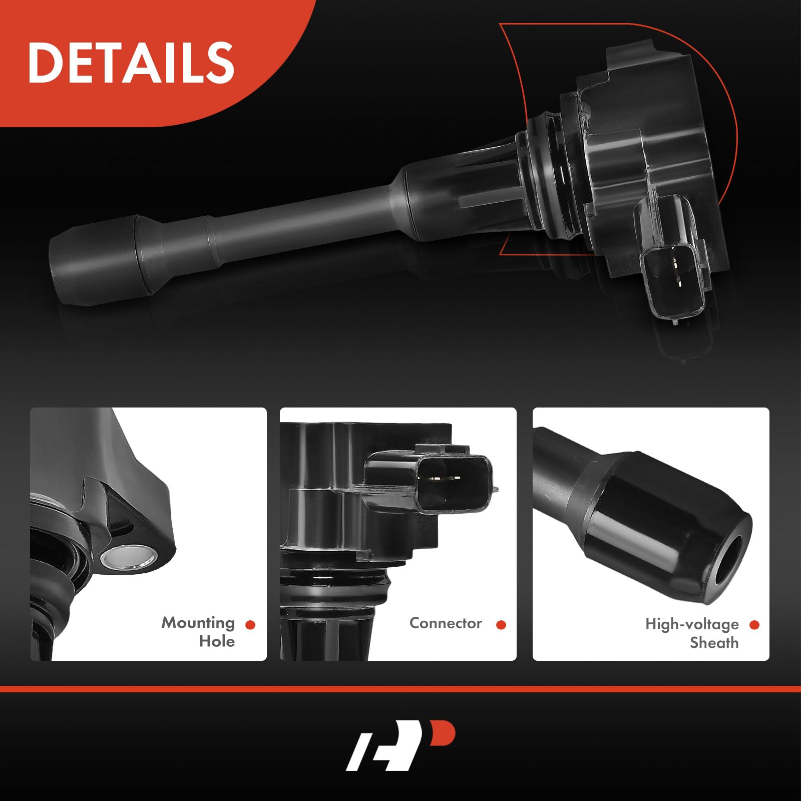 A-Premium 3-pin blade detail supports secure electrical connection.