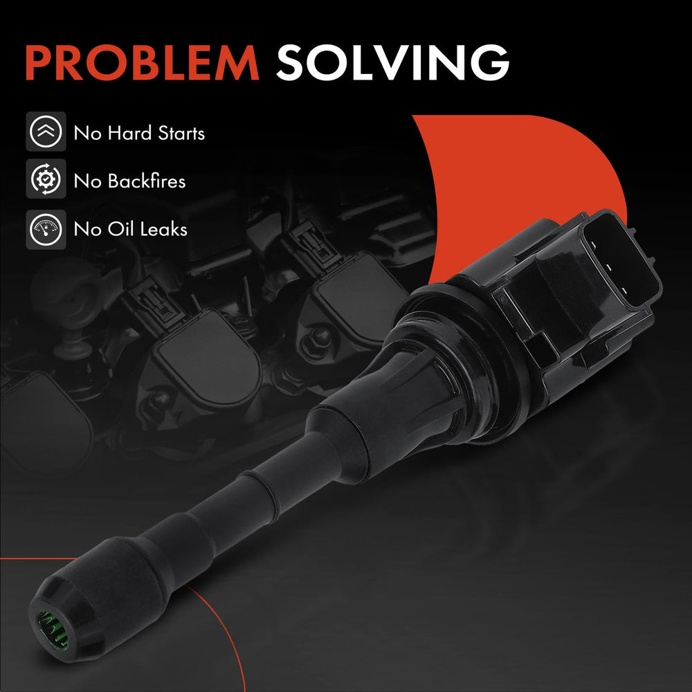 A-Premium ignition coil primary resistance 0.72 ohm for reliable spark delivery.