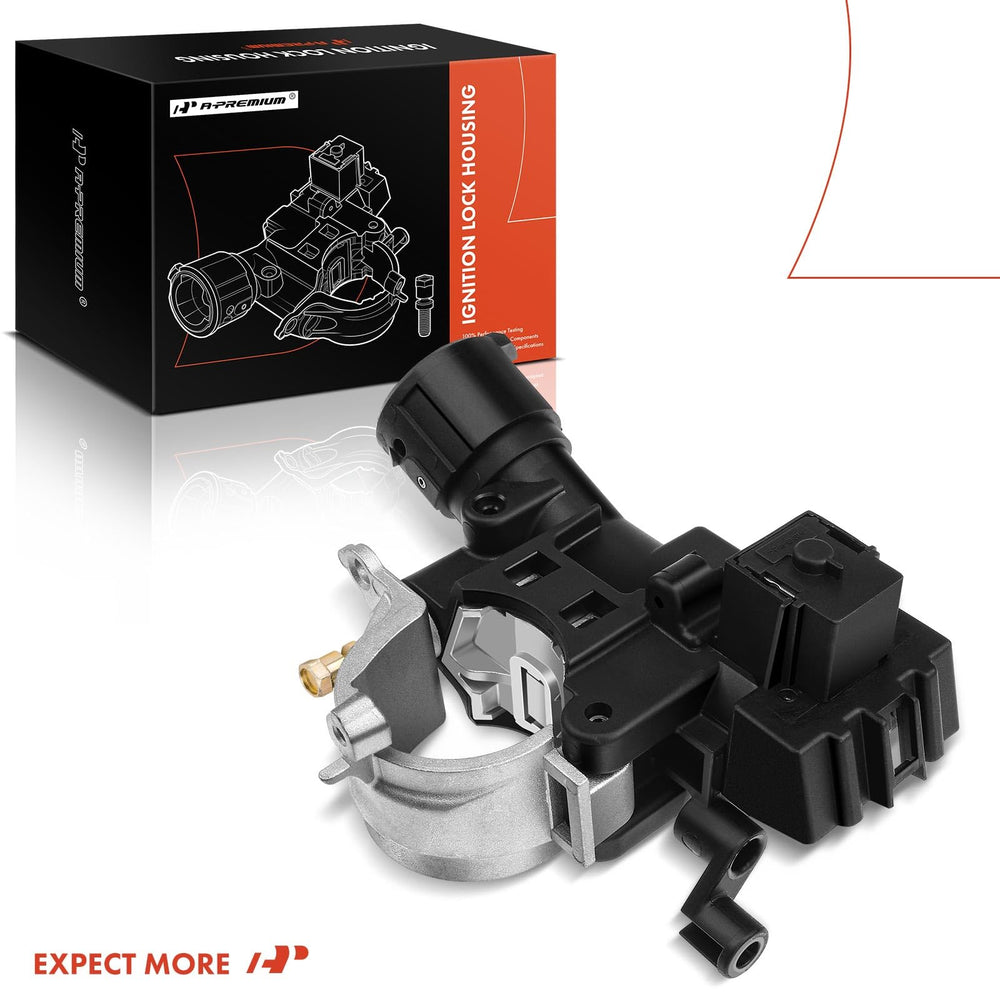 A-Premium ignition lock housing thick cam detail indicating strength.