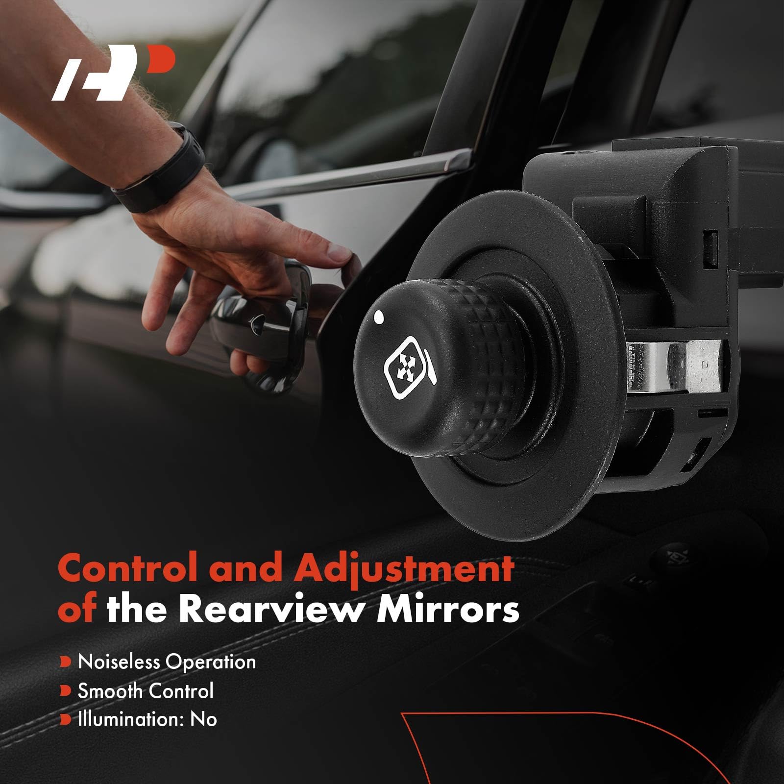 APremium in-car installation view, demonstrating straightforward replacement for drivers.