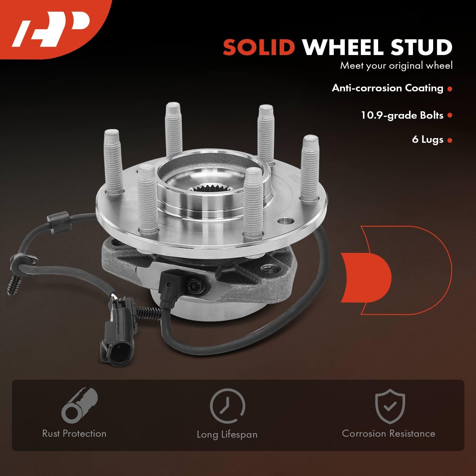 APremium insert CV axle spline illustration for direct-fit design