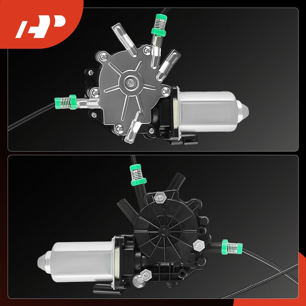 Installation-ready power window regulator simplifies replacement on Corvette front-left.