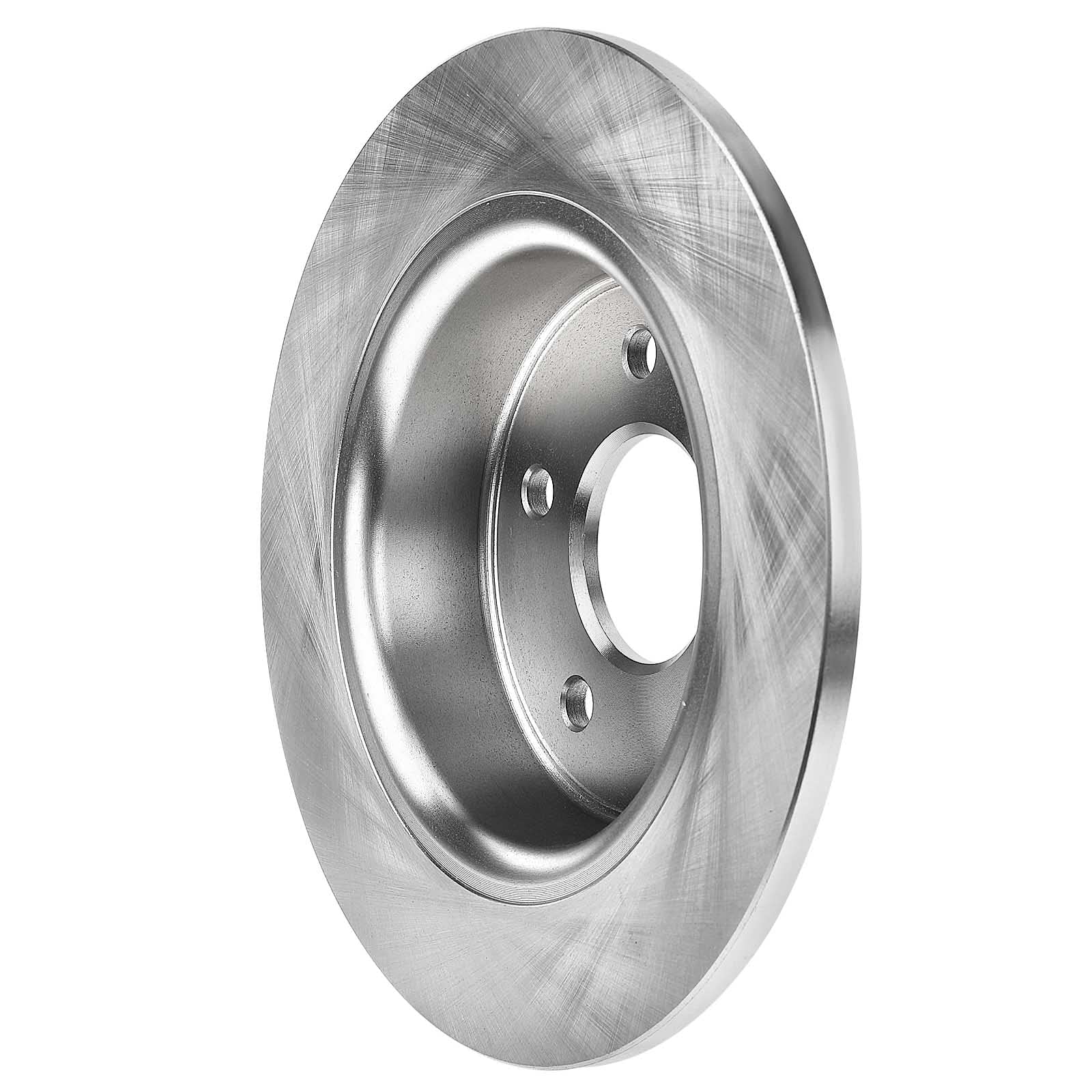 Installation steps diagram assists DIY rear brake rotor and pad replacement
