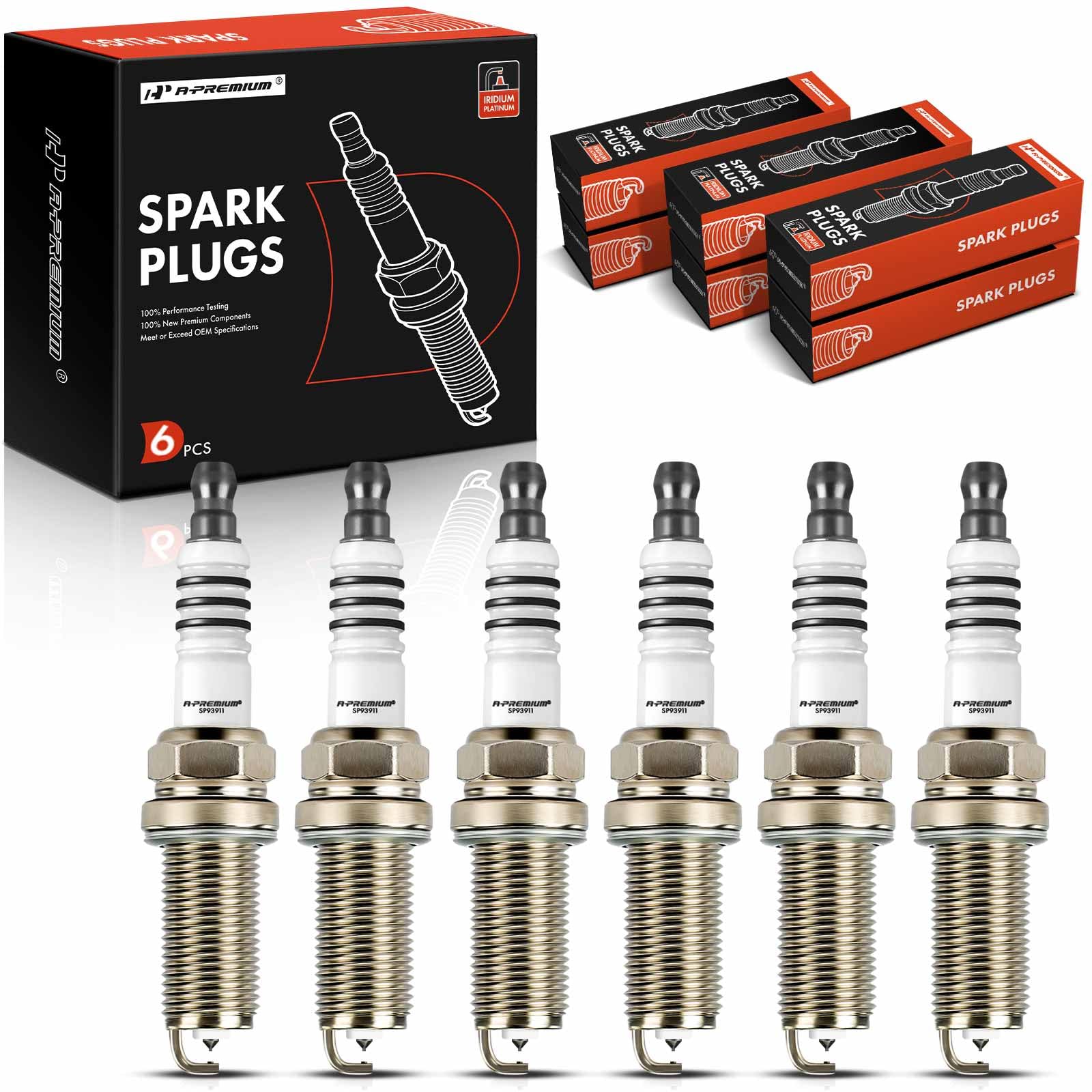 A-Premium spark plug closeup with precision tip