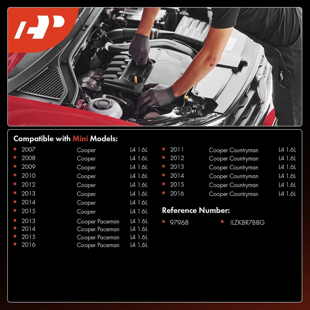 A-Premium spark plugs box label with reference 97968 for correct fit
