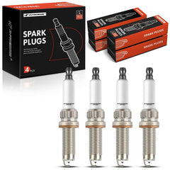 A-Premium iridium-platinum spark plugs closeup showing precision ignition tip for efficient starts