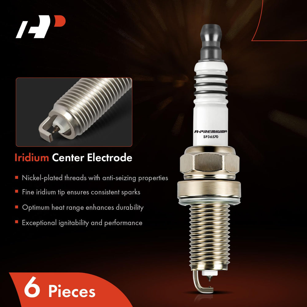 A-Premium spark plug aligned for OEM-fitment in engine bay
