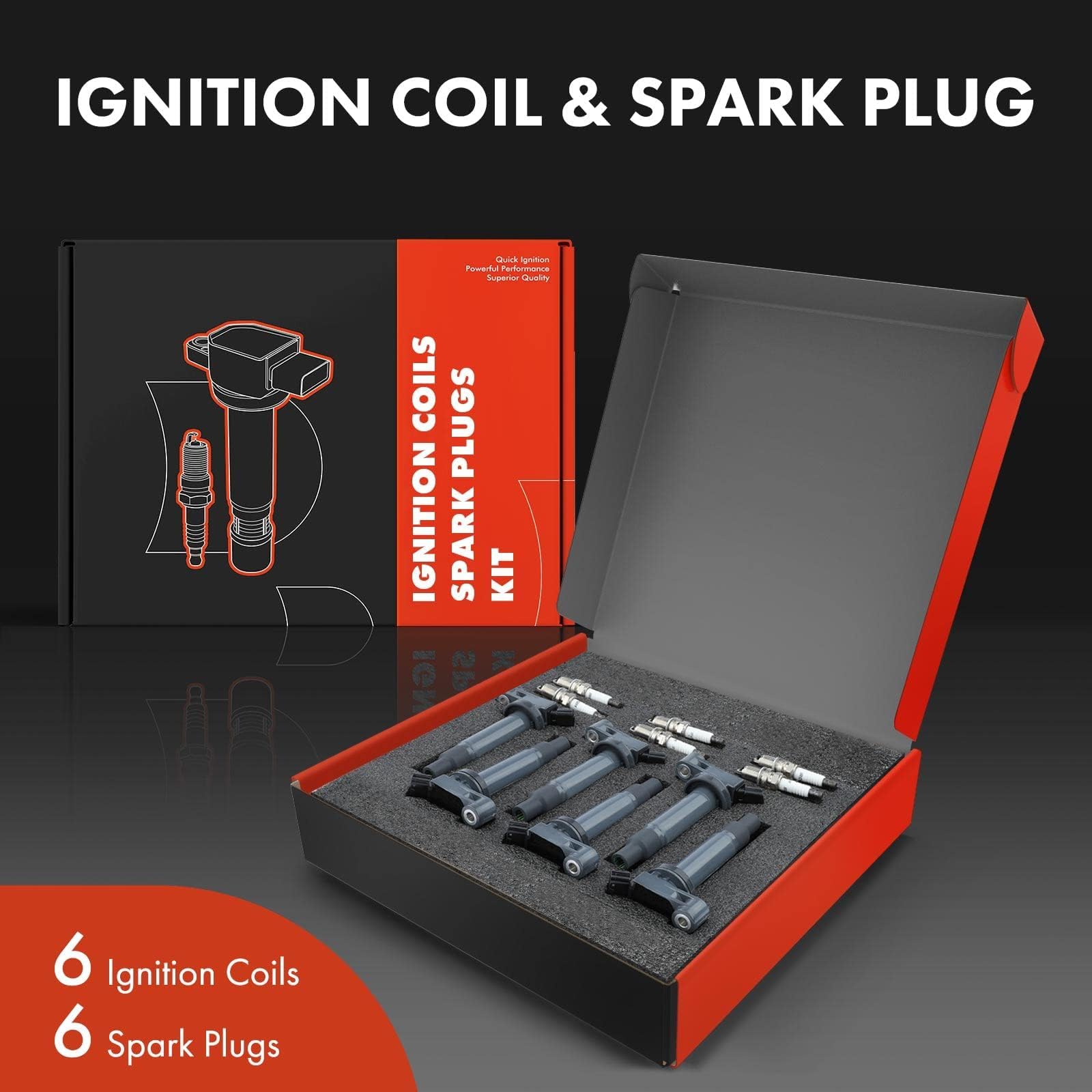 A-Premium iridium spark plugs close-up highlighting long life and quick starts.