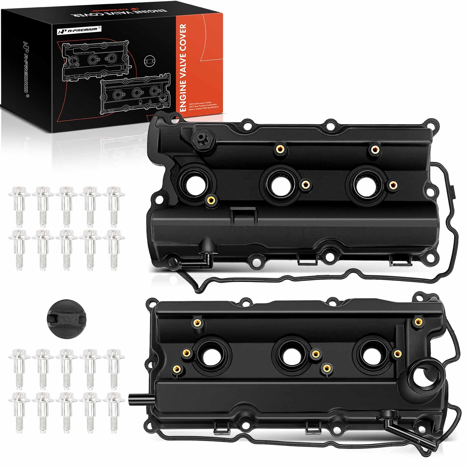 A-Premium left-right valve cover kit for direct replacement on VQ35DE engines
